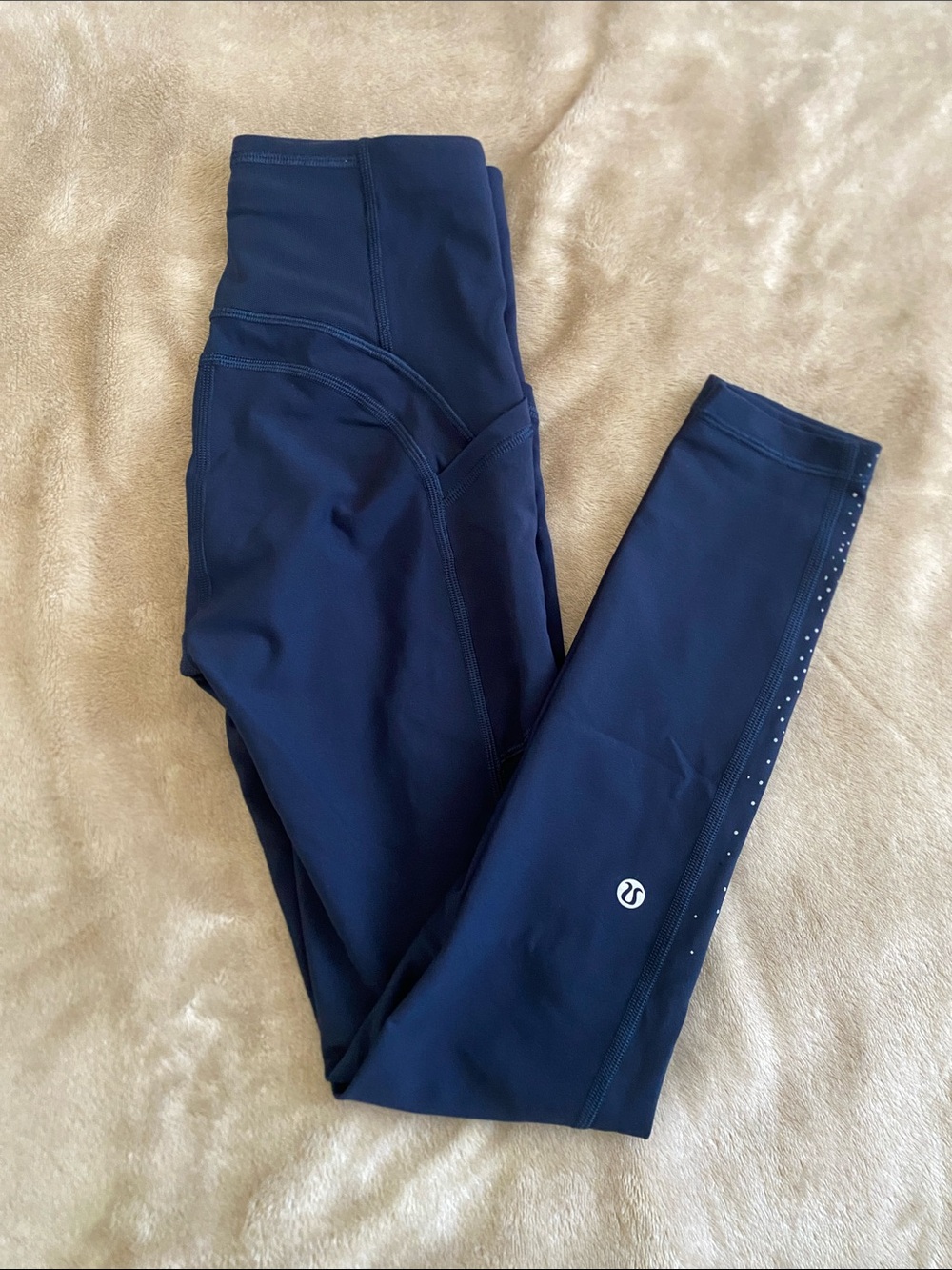 lululemon athletica Navy Blue High-Rise Leggings